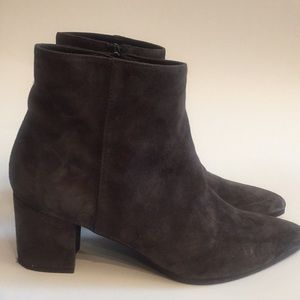 STUART WEITZMAN Grey Ankle Boots Sz 8.5m